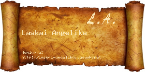 Laskai Angelika névjegykártya